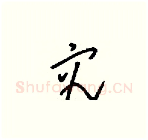 究硬笔草书写法,摘自刘少英硬笔书法字帖