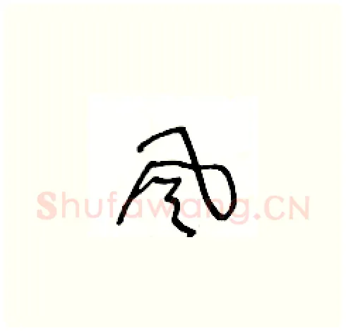 風硬笔草书写法,摘自王冬龄硬笔书法字帖
