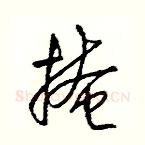 掩