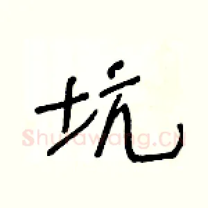 坑
