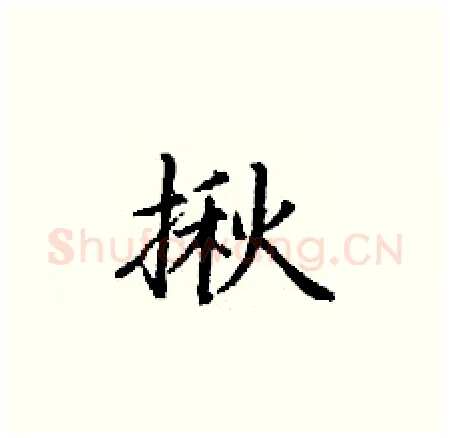 揪硬笔楷书写法,摘自丁谦硬笔书法字帖