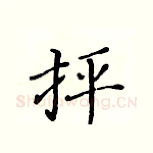 抨