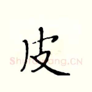 皮