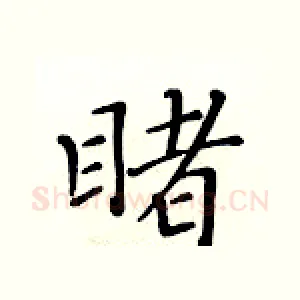 睹