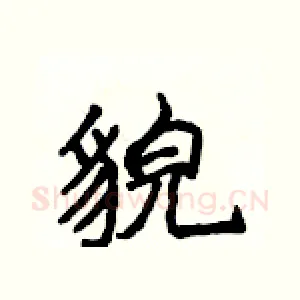 貌