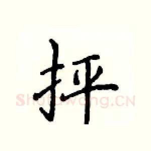抨