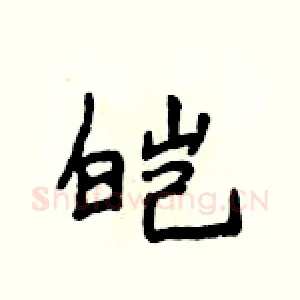 皑