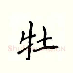 牡