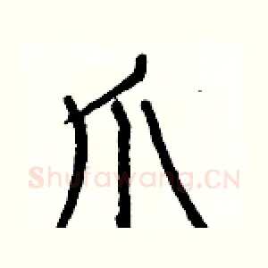 爪