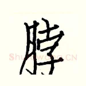脖