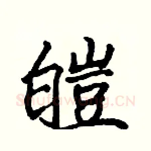 皑