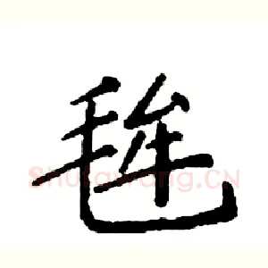 毪