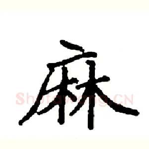 麻