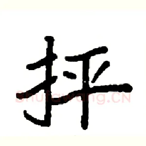 抨