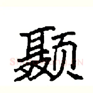 颞