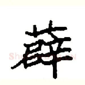 薜