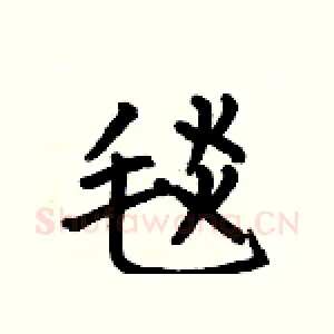 毯