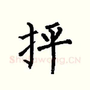 抨
