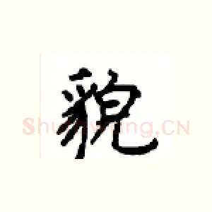 貌