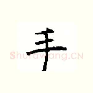 手
