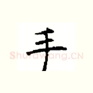 手