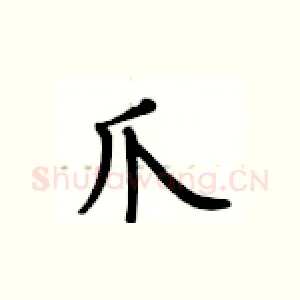 爪