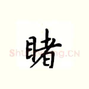 睹