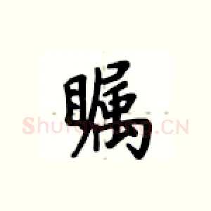 瞩