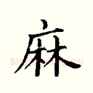 麻