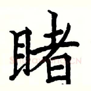 睹