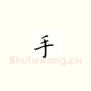 手
