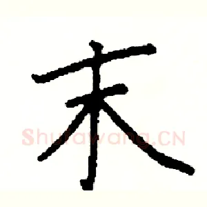 末