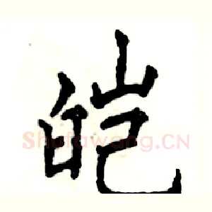 皑