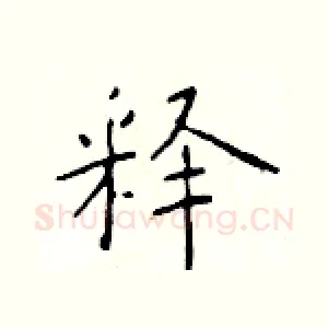 释