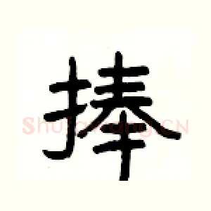 捧