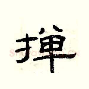 掸