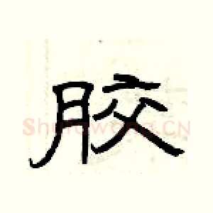 胶