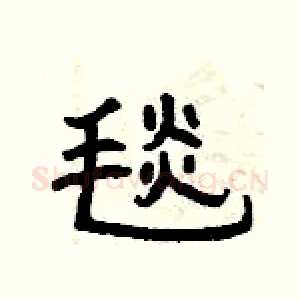 毯