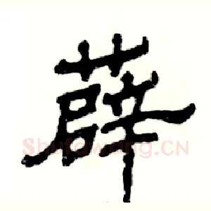 薜