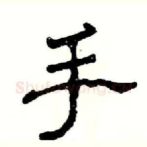 手