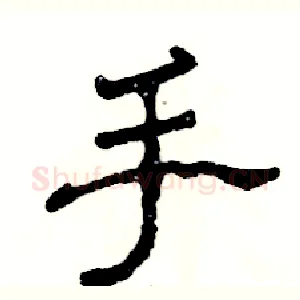 手