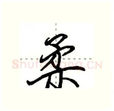 柔硬笔行书写法,摘自田英章硬笔书法字帖