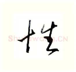 性硬笔行书写法,摘自金泽珊硬笔书法字帖