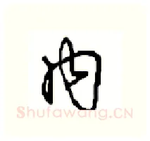 内硬笔行书写法,摘自沈鸿根硬笔书法字帖