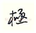 极硬笔行书写法,摘自王正良硬笔书法字帖