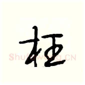 枉硬笔行书写法,摘自段相林硬笔书法字帖