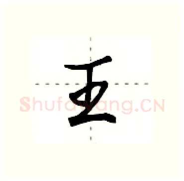 王硬笔行书写法,摘自田英章硬笔书法字帖