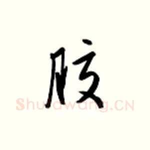 胶