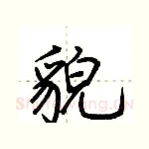 貌