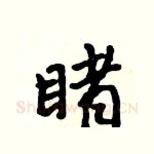 睹